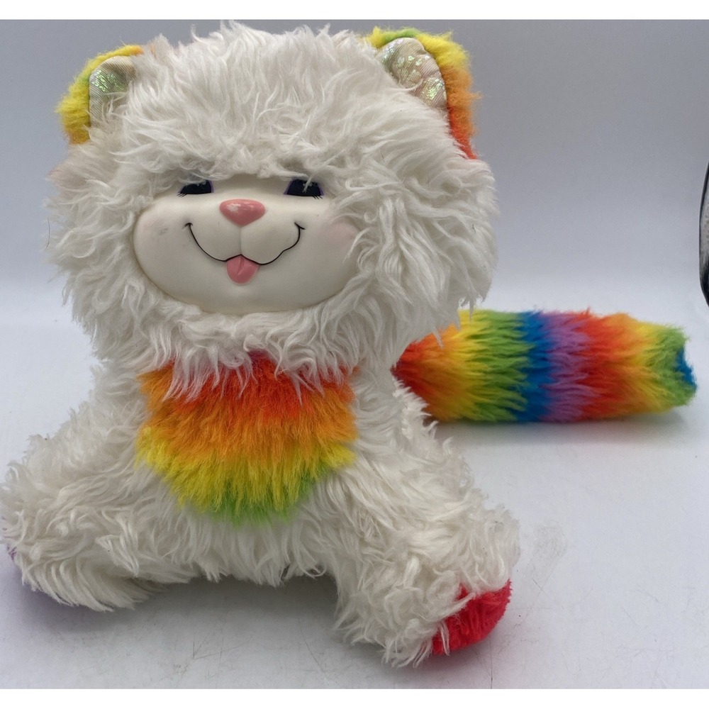 Vintage 1983 Rainbow Brite Kitty Cat Plush - Hallmark Mattel
